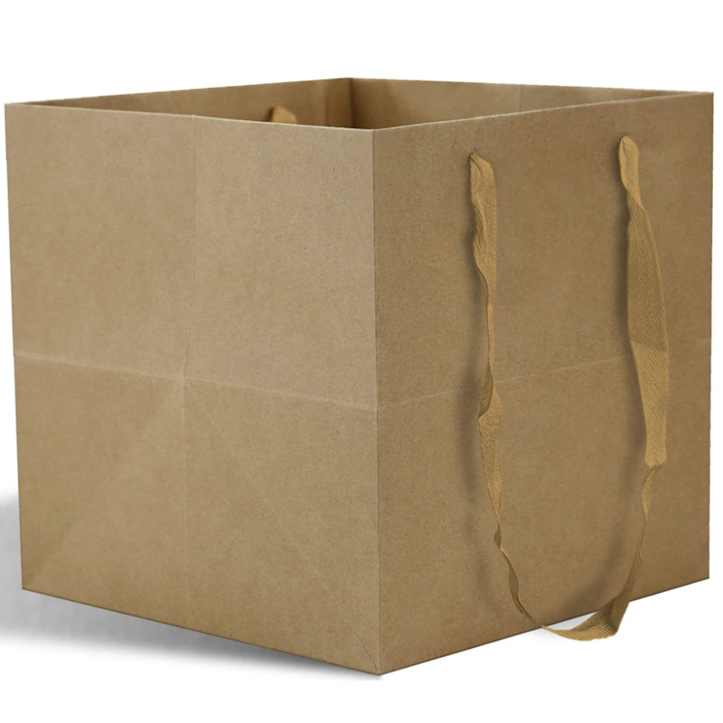 ABS Large Kraft Brown Paper Gift Bags With Handles,Gift Bags Large